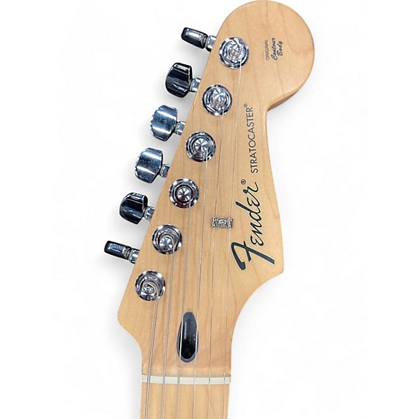 Used Fender Standard Stratocaster HSS Black Solid Body Electric Guitar