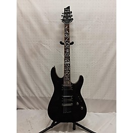 Used Schecter Guitar Research Used Schecter Guitar Research C1 Classic Trans Black Solid Body Electric Guitar