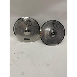 Used SABIAN Used SABIAN 13in Quiet Tone Hi Hat Pair Cymbal