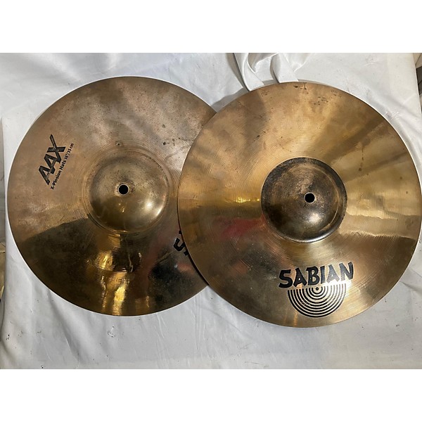 Used SABIAN Used SABIAN 14in AAX Xplosion Hi Hat Pair Cymbal