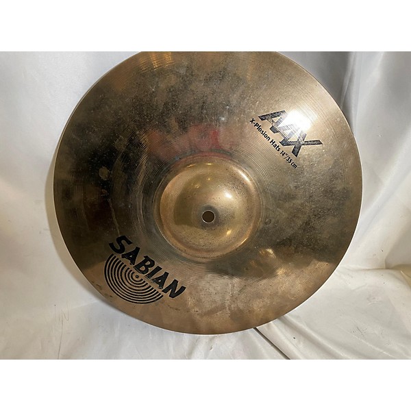 Used SABIAN Used SABIAN 14in AAX Xplosion Hi Hat Pair Cymbal