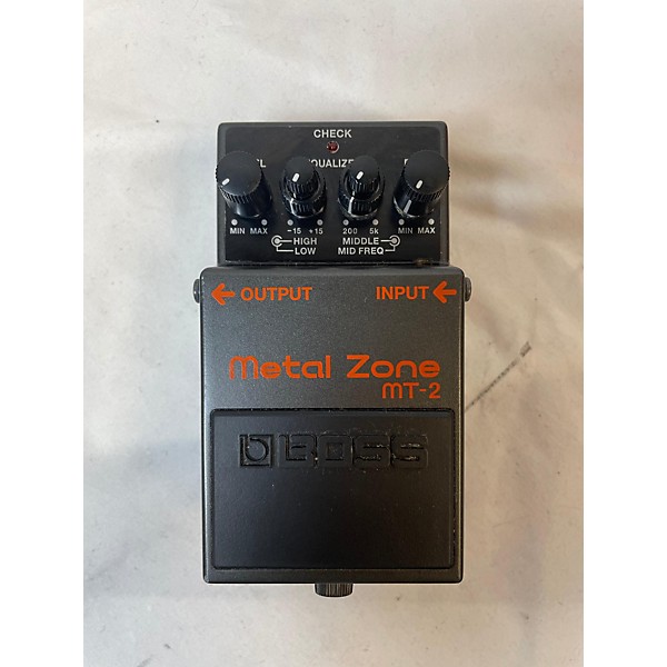 Used BOSS Used BOSS MT2 Metal Zone Distortion Effect Pedal