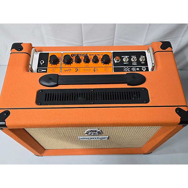 Used Orange Amplifiers Rocker 15 Tube Guitar Combo Amp