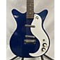 Used Danelectro Used Danelectro DNOS+ BLUE SPARKLE Solid Body Electric Guitar