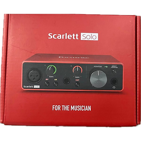 Used Focusrite Scarlett Solo Gen 3 Audio Interface