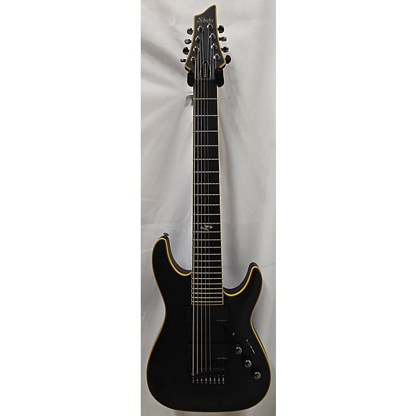 Used Schecter Guitar Research Used Schecter Guitar Research Blackjack ATX C8 Satin Black Solid Body Electric Guitar