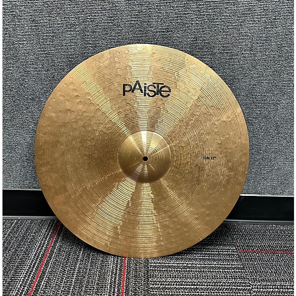 Used Paiste 22in Prototype Ride Cymbal