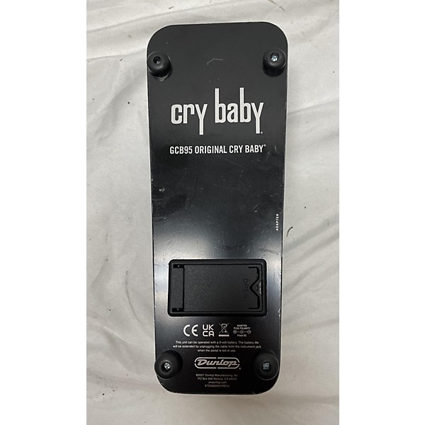 Used Dunlop GCB95 Original Crybaby Wah Effect Pedal