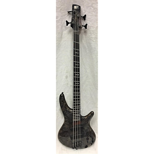 Used Ibanez Used Ibanez Srms800 Charcoal Burl Electric Bass Guitar