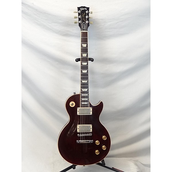 Vintage Gibson Vintage 1996 Gibson Les Paul Standard Wine Red Solid Body Electric Guitar