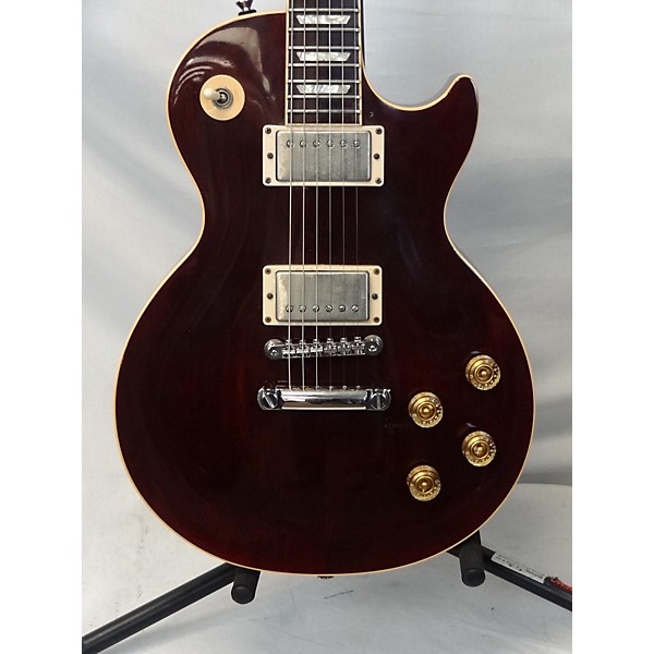 Vintage Gibson Vintage 1996 Gibson Les Paul Standard Wine Red Solid Body Electric Guitar