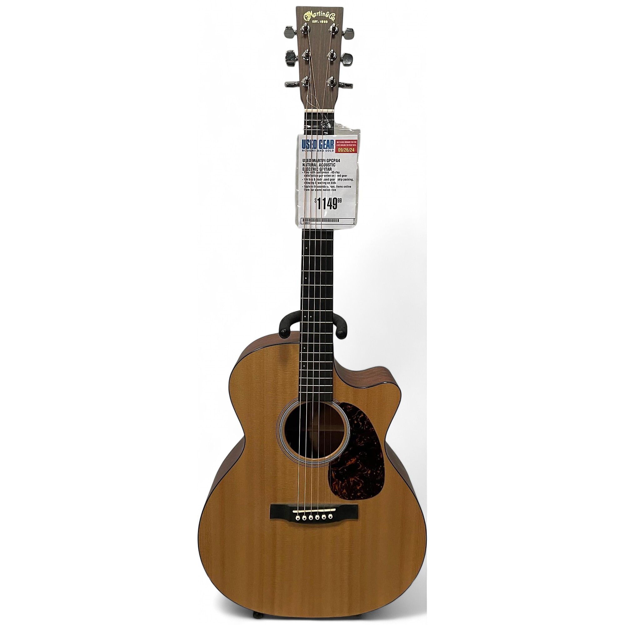 Used Martin GPCPA4 Acoustic Electric Guitar Natural | Guitar Center