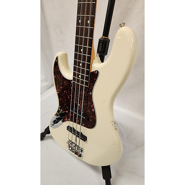 Used Fender Used Fender Made-in-Japan Jazz Bass Olympic White Electric Bass Guitar