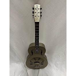 Used Fender Used Gretsch Guitars G9201 Honeydipper Metal Round Neck Gray Resonator Guitar