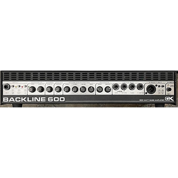 Used Gallien-Krueger Backline 600 300W Bass Amp Head