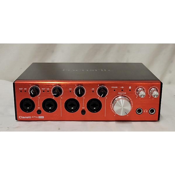 Used Focusrite Clarett 4Pre Audio Interface