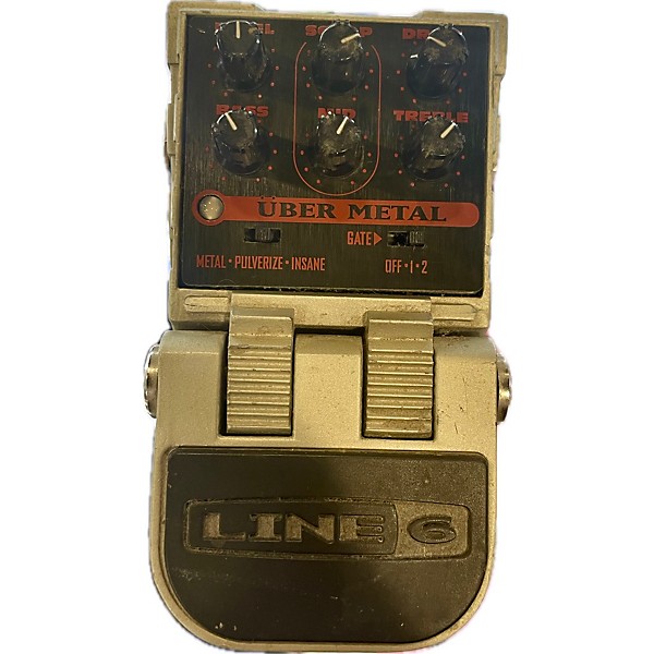 Used Line 6 Used Line 6 Tonecore Uber Metal Heavy Distortion Effect Pedal