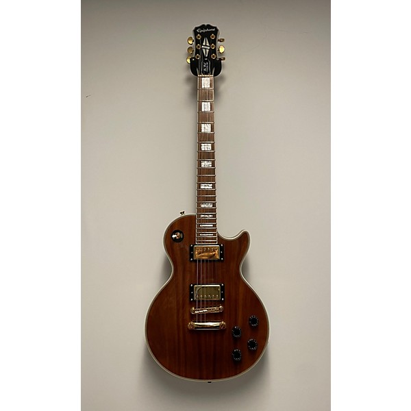 Used Epiphone Used Epiphone Les Paul Custom Pro KOA Natural Solid Body Electric Guitar