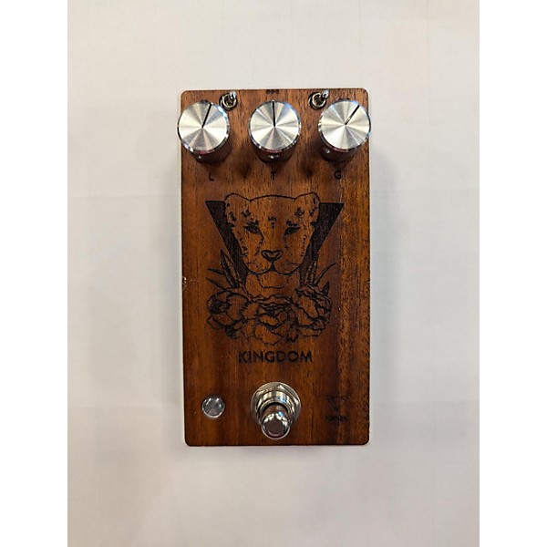 Used Foxpedal Used Foxpedal Kingdom Limited Wood Engraved Effect Pedal