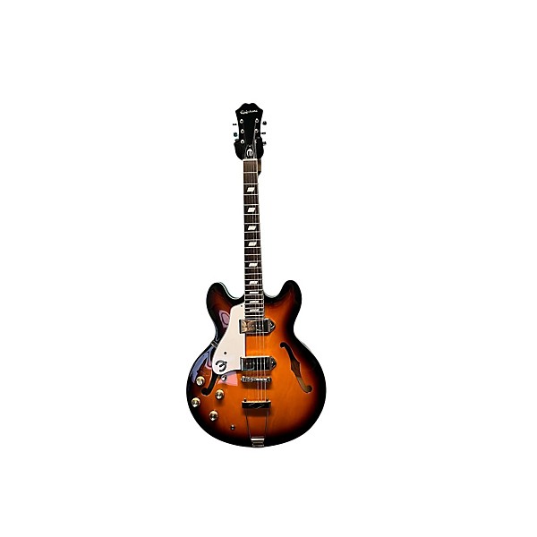 Used Epiphone Used Epiphone Lefty Casino VS 2 Color Sunburst Hollow Body Electric Guitar