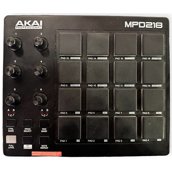 Used Akai Professional Used Akai Professional MPD218 MIDI Controller