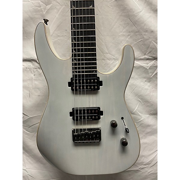 Used Jackson Used Jackson JACKSON PRO SERIES SL7A MAH HT White Solid Body Electric Guitar