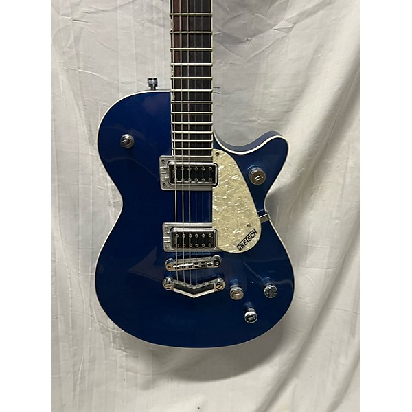 Used Gretsch Guitars Used Gretsch Guitars G5220 Electromatic Blue Hollow Body Electric Guitar