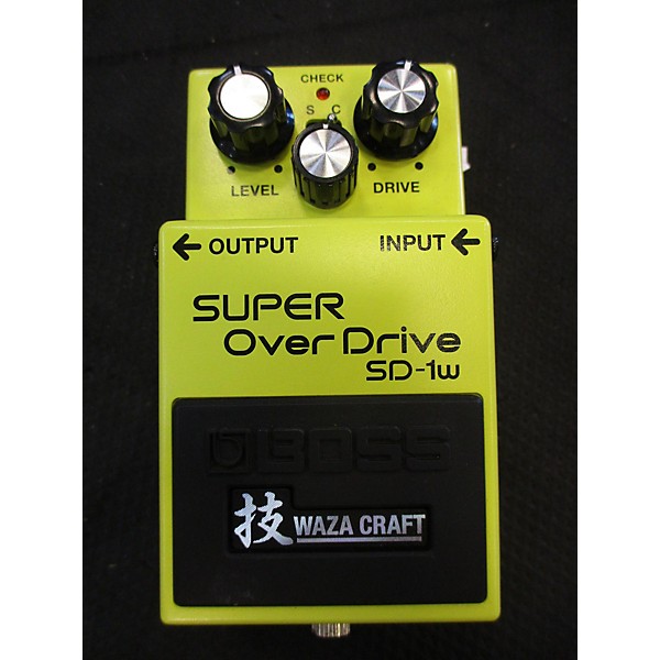 Used BOSS Used BOSS SD1W Super Overdrive Waza Craft Effect Pedal