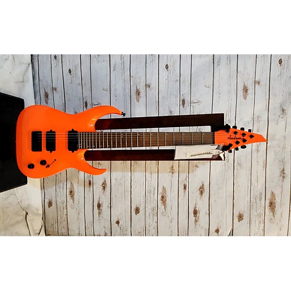 Used Jackson Used Jackson Pro Series Misha Mansoor Signature Juggernaut HT7FM NEON ORANGE Solid Body Electric Guitar