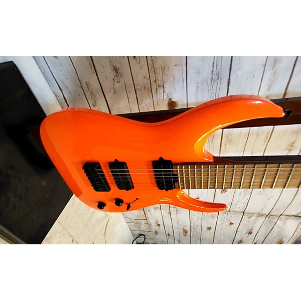 Used Jackson Used Jackson Pro Series Misha Mansoor Signature Juggernaut HT7FM NEON ORANGE Solid Body Electric Guitar