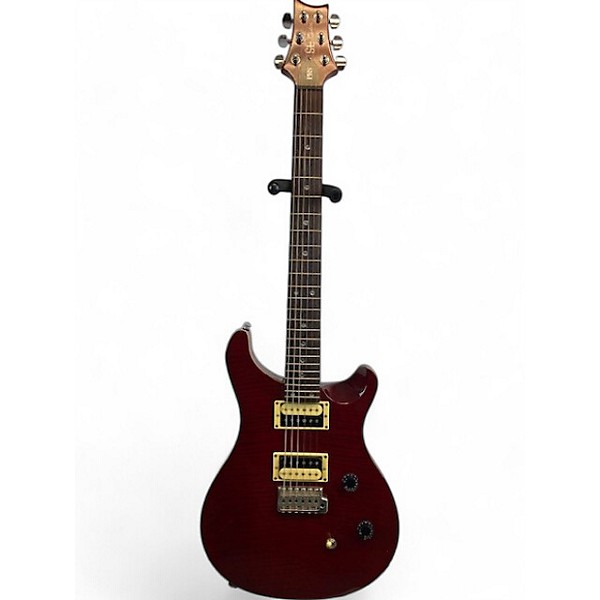 Used PRS Se24 Custom Maroon Solid Body Electric Guitar