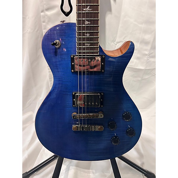 Used PRS Used PRS SE Singlecut McCarty 594 Trans Blue Solid Body Electric Guitar