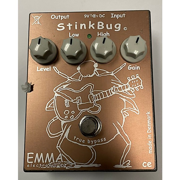 Used Emma Electronic Used Emma Electronic StinkBug Classic Overdrive Effect Pedal