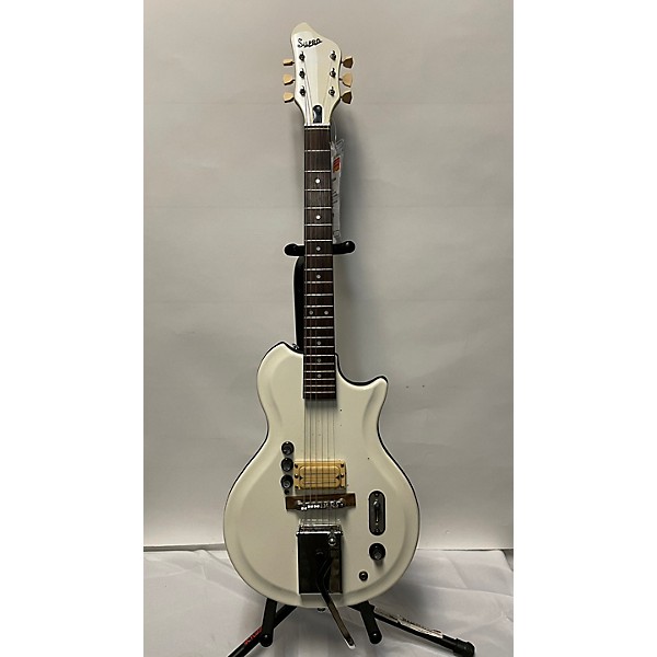 Used Supro Used Supro AMERICANA White Solid Body Electric Guitar