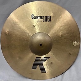 Used Zildjian 20in K Cluster Crash Cymbal