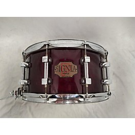 Used In Store Used Used Signia 14X7 Snare Drum Dark Cherry Burst