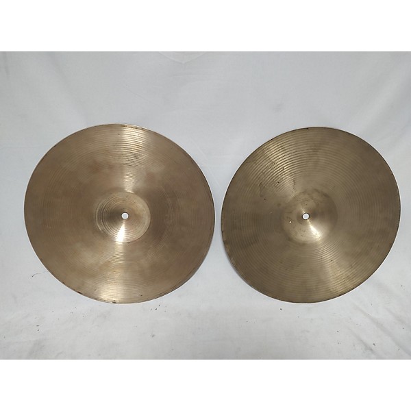 Used Zildjian Used Zildjian 14in A Custom Hi Hat Pair Cymbal