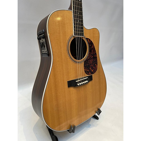 Used Martin DC16RGTEAURA Acoustic Electric Guitar Natural Guitar Center