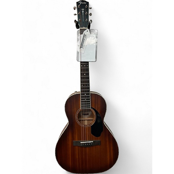 Used Fender PS220E Brown Sunburst Acoustic Electric Guitar