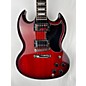 Used Used 2017 Gibson SG Standard T Crimson Burst Solid Body Electric Guitar