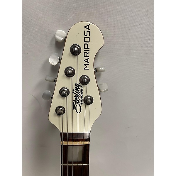 Used Sterling by Music Man Used Sterling By Music Man Mariposa Alpine White Solid Body Electric Guitar