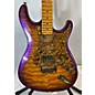 Used Dean Zelinsky Used Dean Zelinsky Tagliare ATW Custom Purple Yellow Sunburst Solid Body Electric Guitar