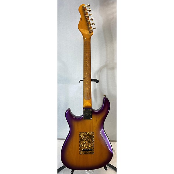 Used Dean Zelinsky Used Dean Zelinsky Tagliare ATW Custom Purple Yellow Sunburst Solid Body Electric Guitar