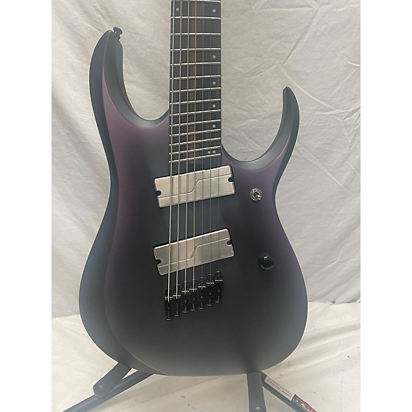 Used Ibanez RGD71ALMS Axion Label Multi-Scale 7-String Electric Guitar Black Solid Body Electric Guitar