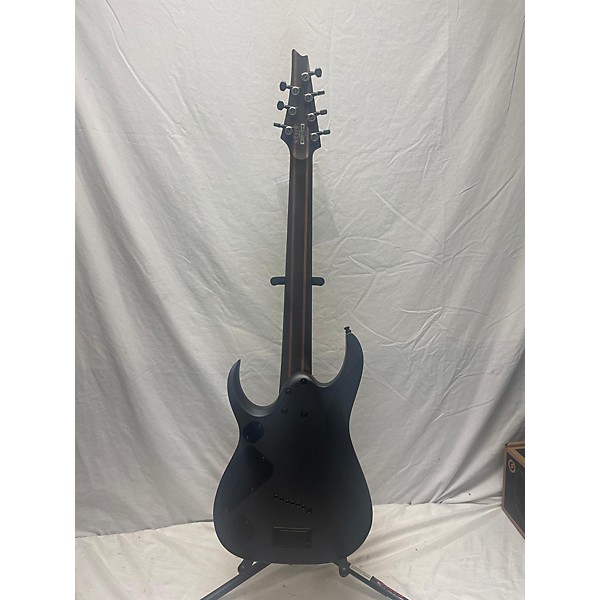 Used Ibanez RGD71ALMS Axion Label Multi-Scale 7-String Electric Guitar Black Solid Body Electric Guitar