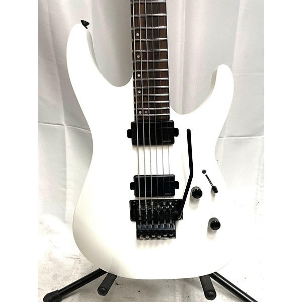 Used ESP Used ESP M-1000 DELUXE White Solid Body Electric Guitar