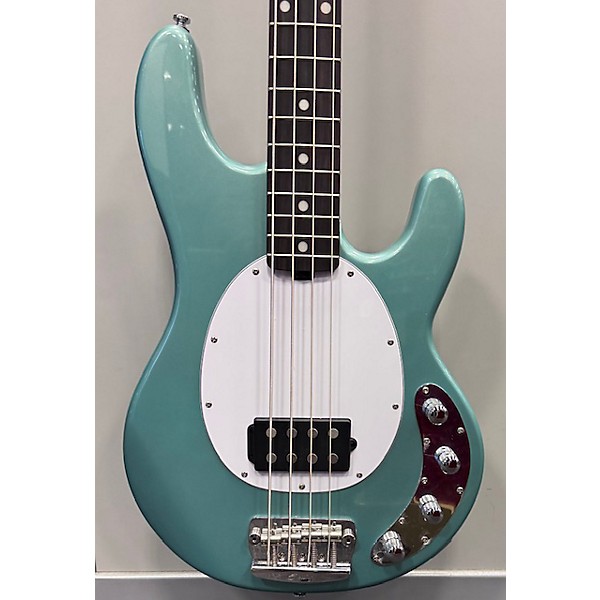 Used Sterling by Music Man Used Sterling By Music Man Ray34 Emerald Green Electric Bass Guitar