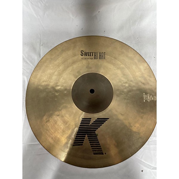 Used Zildjian 15in K Sweet Hi-Hat Top Cymbal