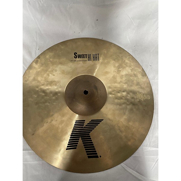 Used Zildjian 15in K Sweet Hi-Hat Bottom Cymbal