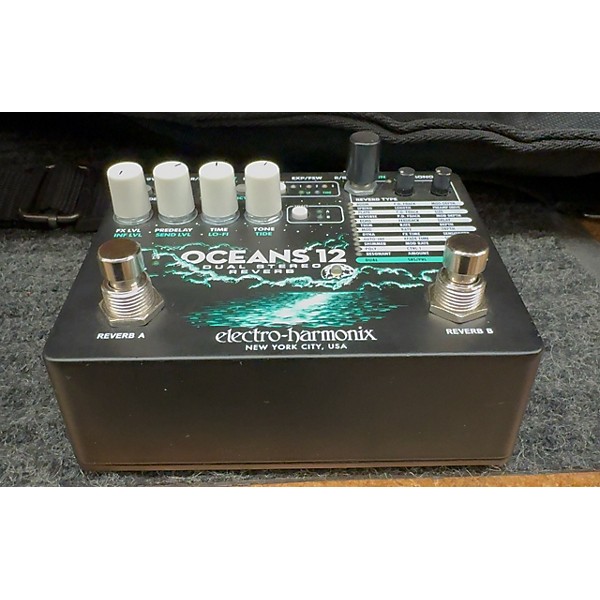 Used Electro-Harmonix Used Electro-Harmonix Oceans 12 Dual Stereo Reverb Effect Pedal